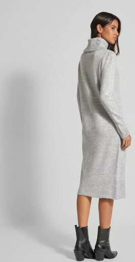 Only Gebreide jurk ONLBRANDIE L S ROLL NECK DRESS - Foto 5