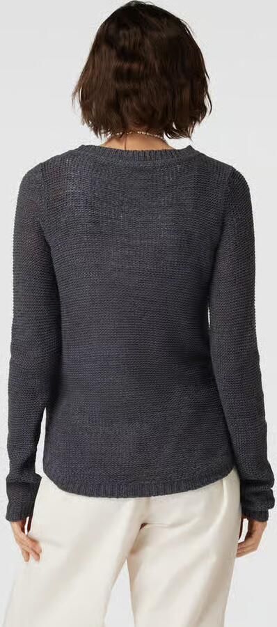 Only Blauwe Ronde Hals Gebreide Kleding voor Vrouwen Blue Dames - Foto 5
