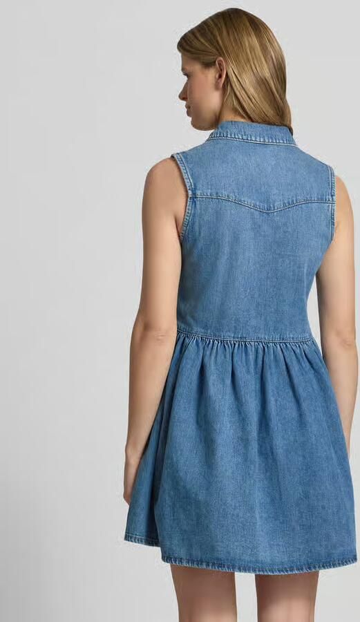 Only Getailleerd denimjurk van puur katoen model 'CYRUS' - Foto 3