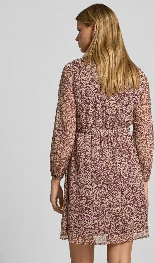 Only Getailleerde blousejurk met all-over motief model 'CERA' - Foto 3