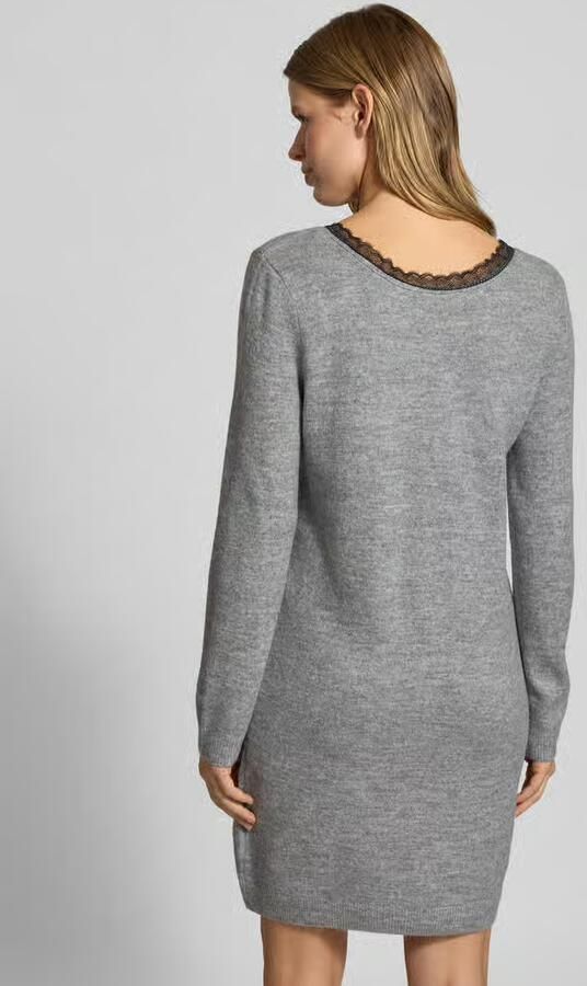 Only Getailleerde gebreide jurk met V-hals model 'TAMMY'