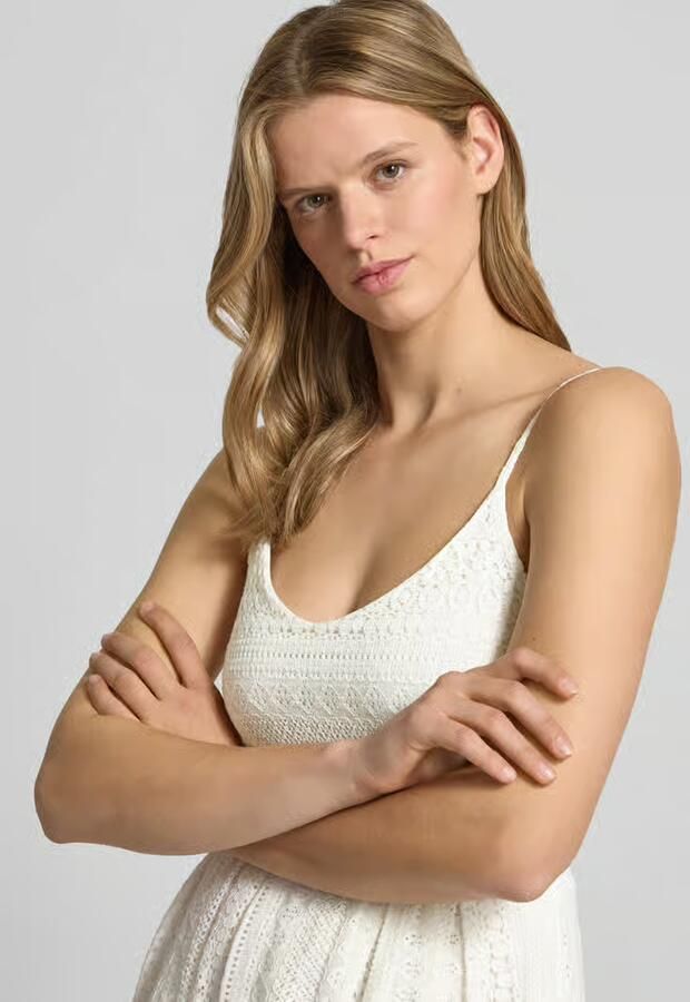 Only Jurk met bandjes ONLHELENA – Jurk met bandjes van katoen voor de zomer - Foto 6