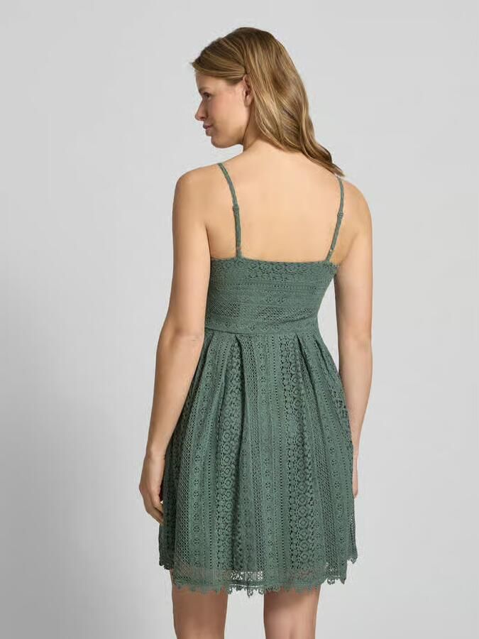 Only Getailleerde jurk met bandjes van katoenmix model 'HELENA' - Foto 2