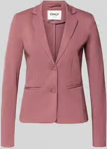 Only Getailleerd korte blazer van viscosemix Model 'POPTRASH'