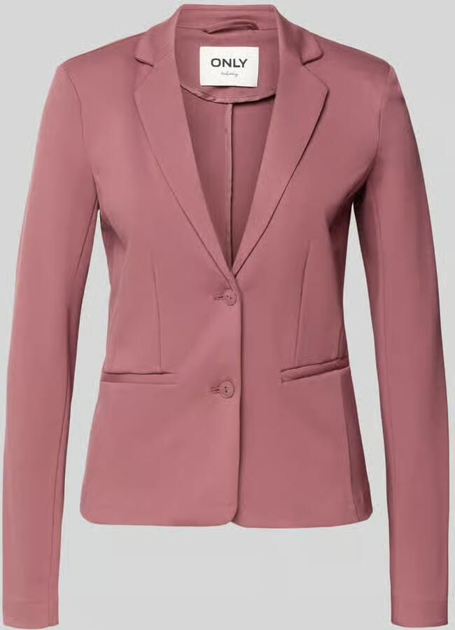 Only Getailleerde korte blazer van viscosemix model 'POPTRASH'