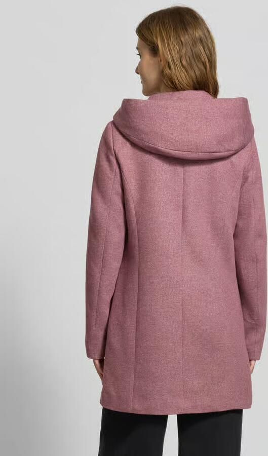 Only Getailleerde lange jas met capuchon model 'SEDONA' - Foto 4