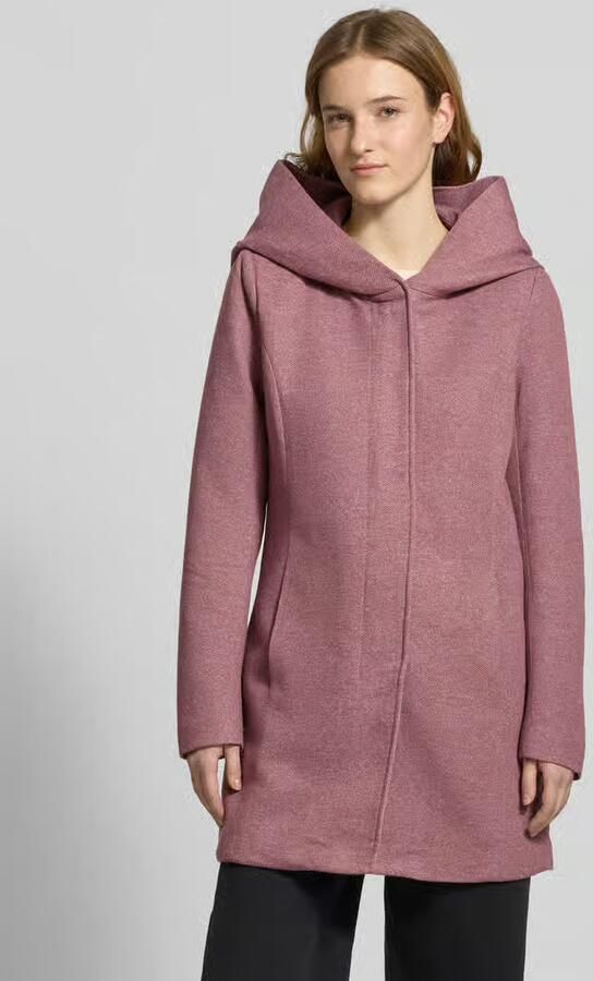 Only Getailleerde lange jas met capuchon model 'SEDONA' - Foto 2
