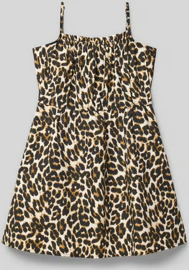 Only Getailleerde mini-jurk met all-over motief model 'CLARA' - Foto 3