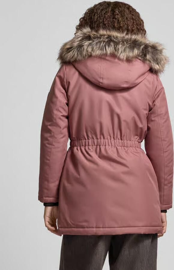 Only Getailleerde parka met imitatiebont model 'IRIS' - Foto 2