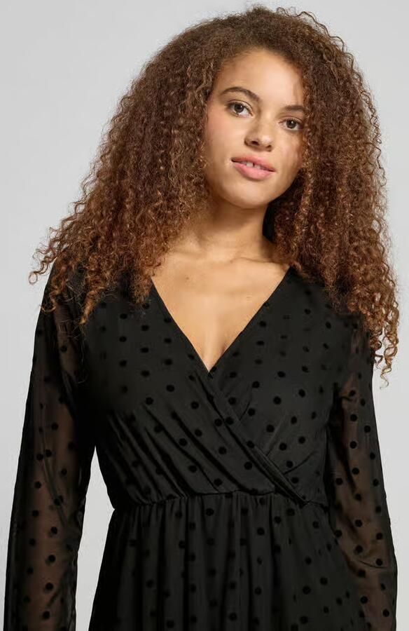 Only Getailleerde vrijetijdsjurk met diepe V-hals model 'WRAP DRESS' - Foto 2