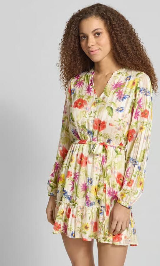 Only Getailleerde vrijetijdsjurk met effectgaren-details model 'AVERY' - Foto 3