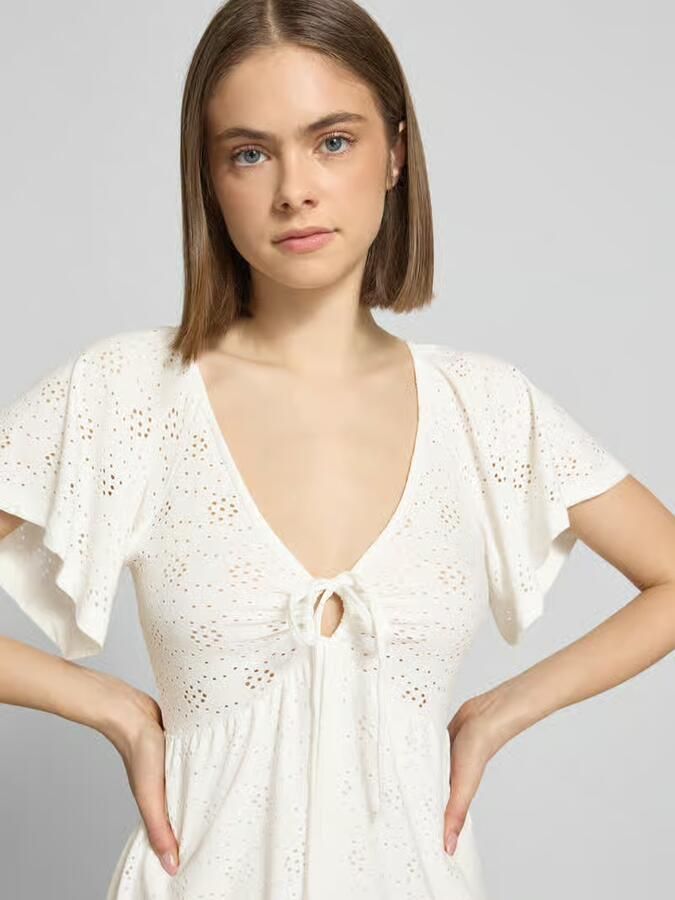 Only Getailleerde vrijetijdsjurk met etskanteffect model 'SMILLA'