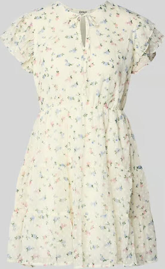 Only Getailleerde vrijetijdsjurk met ruches model 'ELIZA' - Foto 2