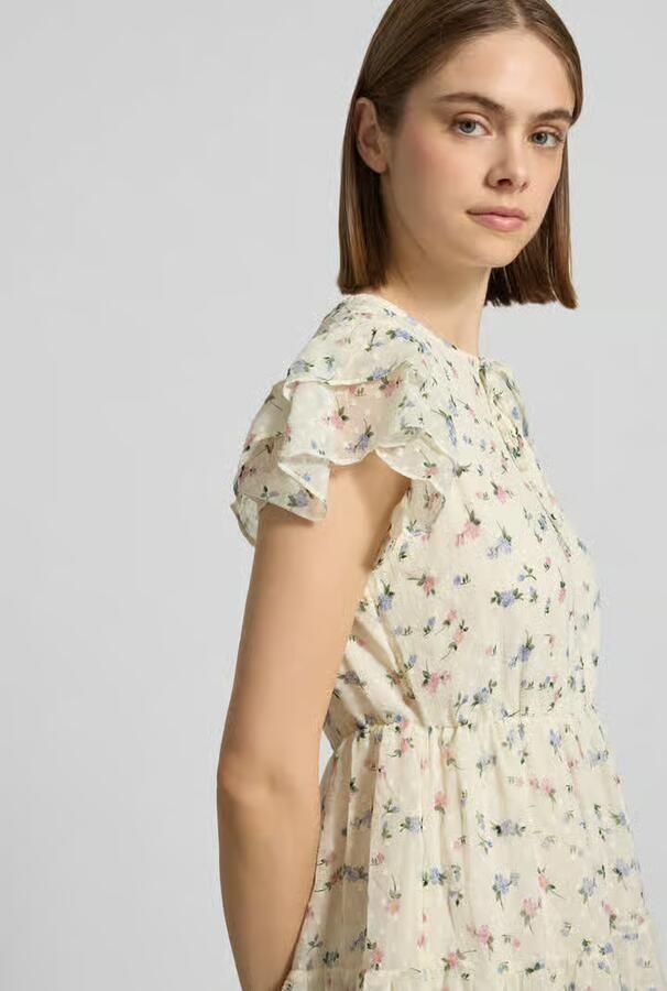 Only Getailleerde vrijetijdsjurk met ruches model 'ELIZA'