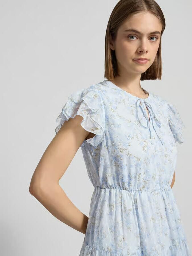 Only Getailleerde vrijetijdsjurk met ruches model 'ELIZA'