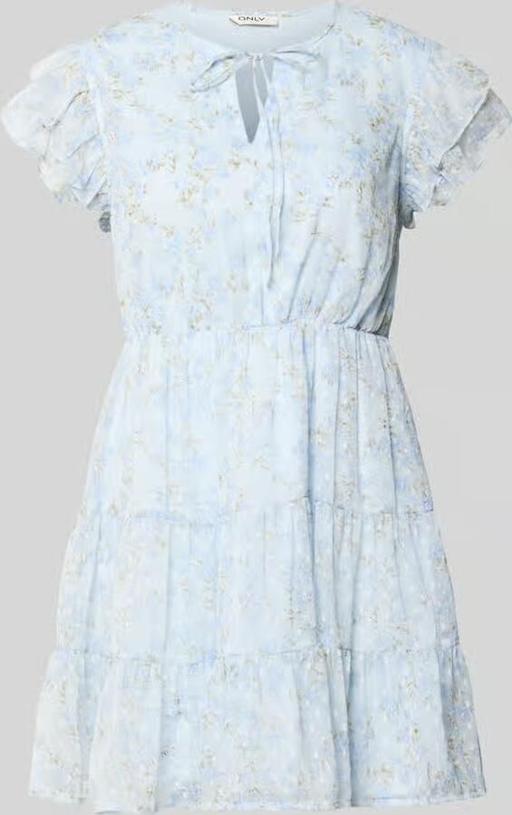 Only Getailleerde vrijetijdsjurk met ruches model 'ELIZA' - Foto 2