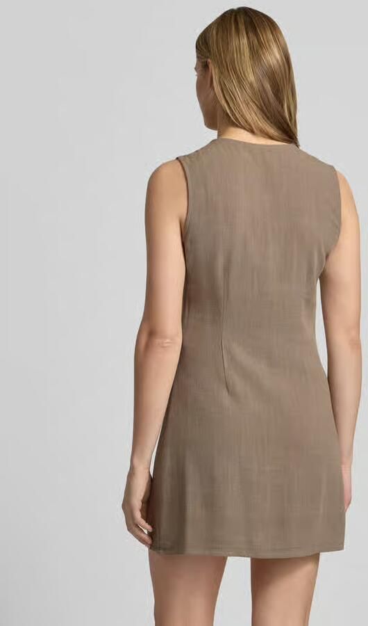 Only Getailleerde vrijetijdsjurk van mix van viscose en linnen model 'SIESTA' - Foto 2