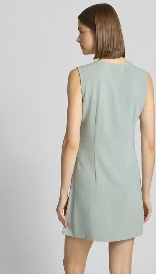 Only Getailleerde vrijetijdsjurk van mix van viscose en linnen model 'SIESTA'