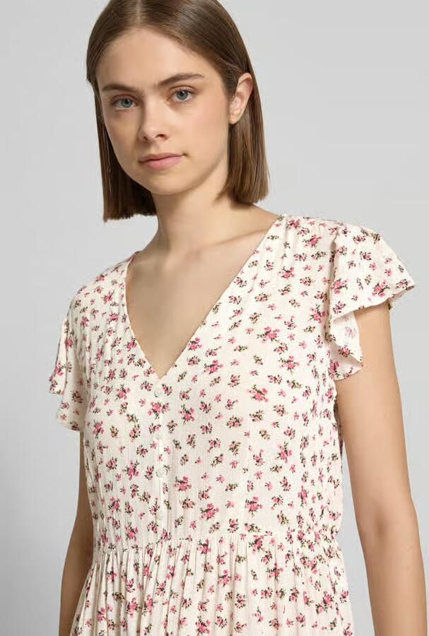 Only Getailleerde vrijetijdsjurk van pure viscose model 'CLAUDETTE'