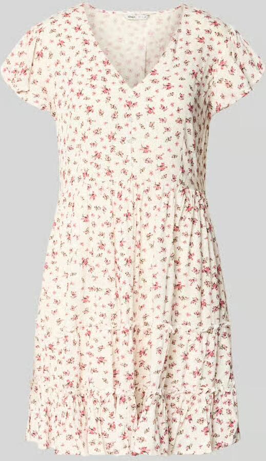 Only Getailleerde vrijetijdsjurk van pure viscose model 'CLAUDETTE' - Foto 2