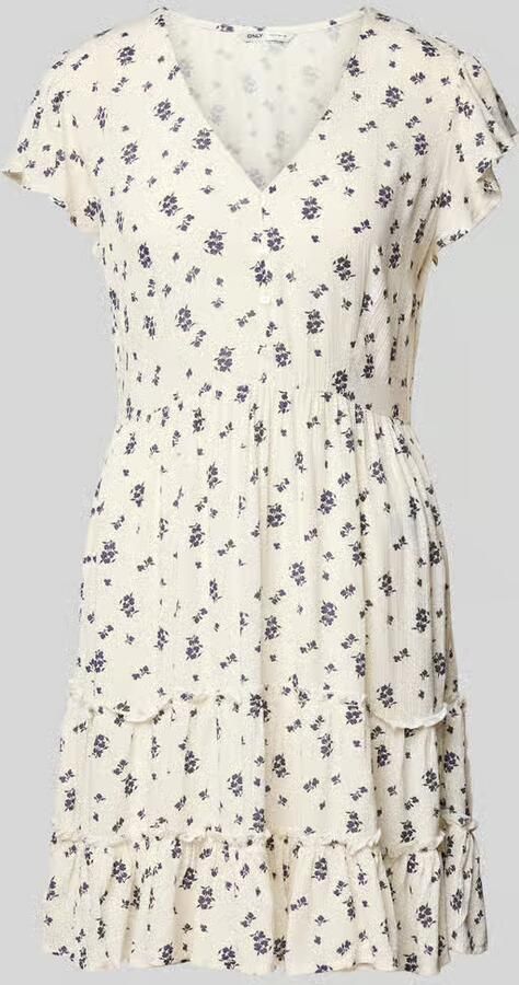 Only Getailleerde vrijetijdsjurk van pure viscose model 'CLAUDETTE' - Foto 2