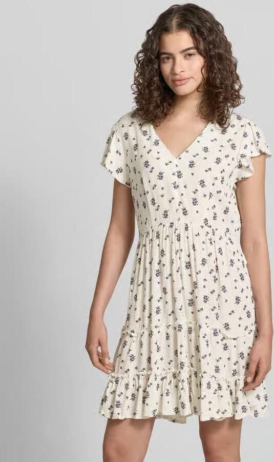 Only Getailleerde vrijetijdsjurk van pure viscose model 'CLAUDETTE' - Foto 2