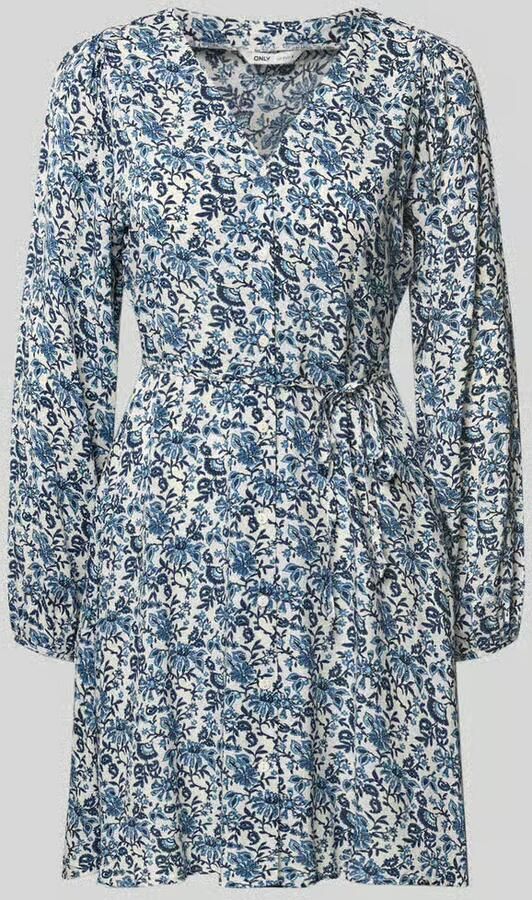 Only Getailleerde vrijetijdsjurk van zuivere viscose model 'EVIDA' - Foto 2