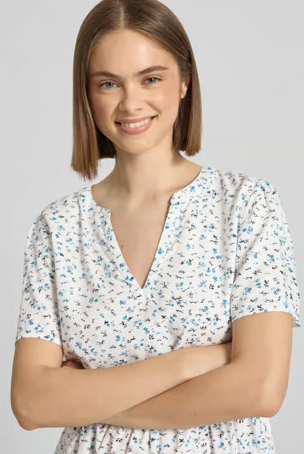 Only Getailleerde zomerjurk van pure viscose model 'ZALLY LIFE'