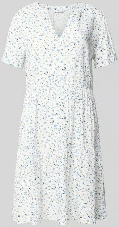 Only Getailleerde zomerjurk van pure viscose model 'ZALLY LIFE' - Foto 2