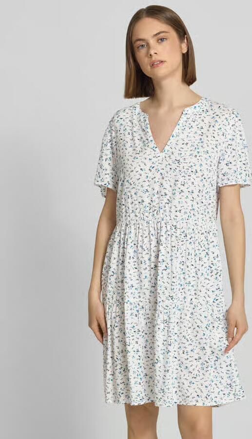Only Getailleerde zomerjurk van pure viscose model 'ZALLY LIFE' - Foto 3