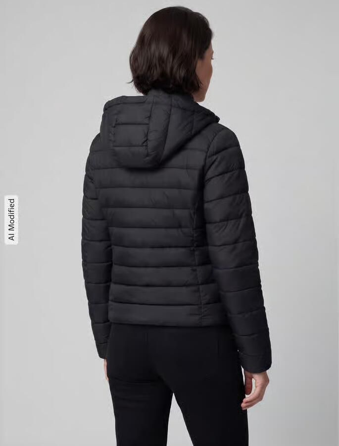 Only Regular fit gewatteerd jack met capuchonkraag model 'TAHIA' - Foto 3