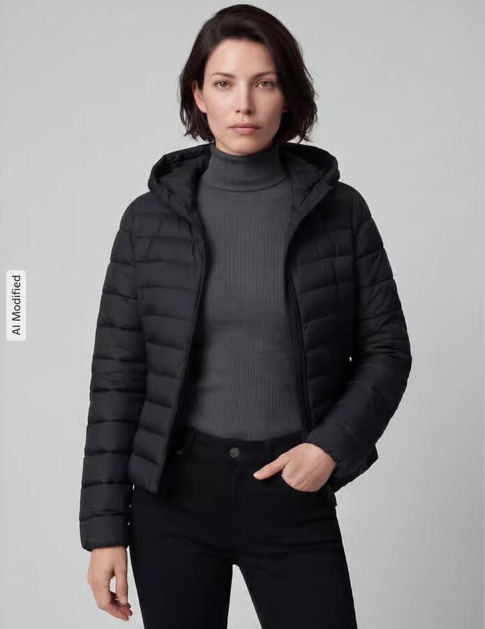 Only Regular fit gewatteerd jack met capuchonkraag model 'TAHIA' - Foto 4