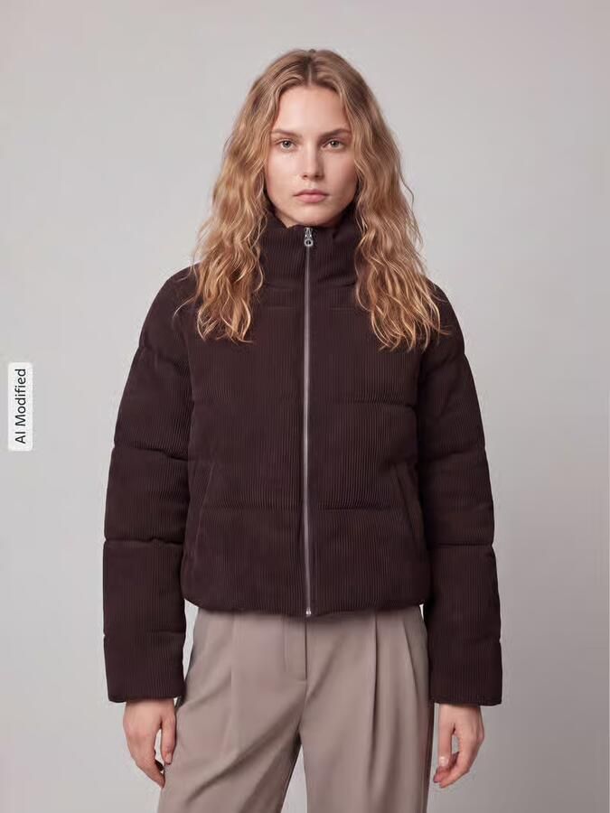 Only Windjack ONLNEWDOLLY CORDUROY PUFFER OTW NOOS 15304768 - Foto 6