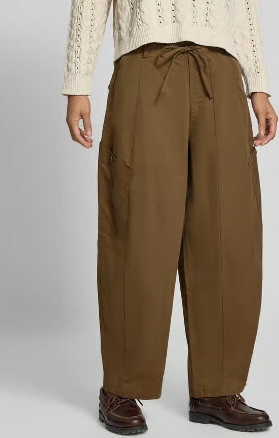 Only High waist barrel jeans met cargozakken - Foto 3