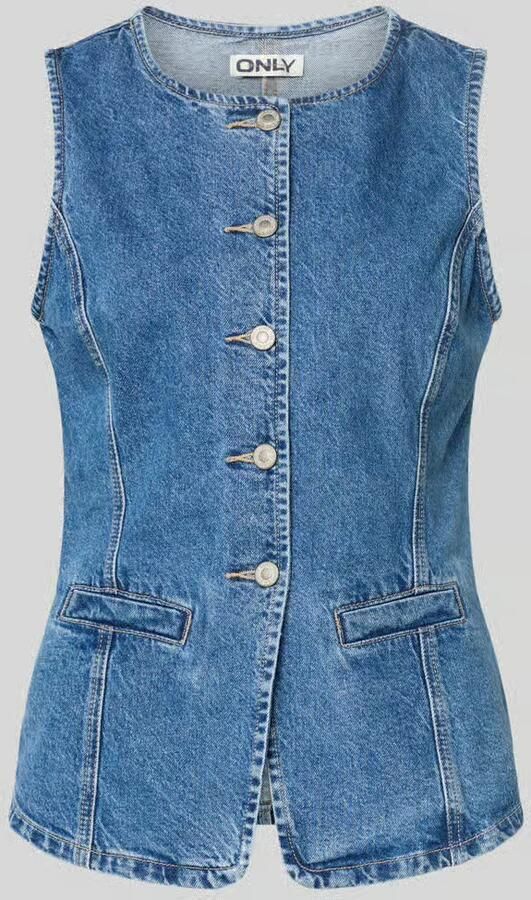 Only Shaped fit jeansgilet van puur katoen model 'GIULINA' - Foto 2