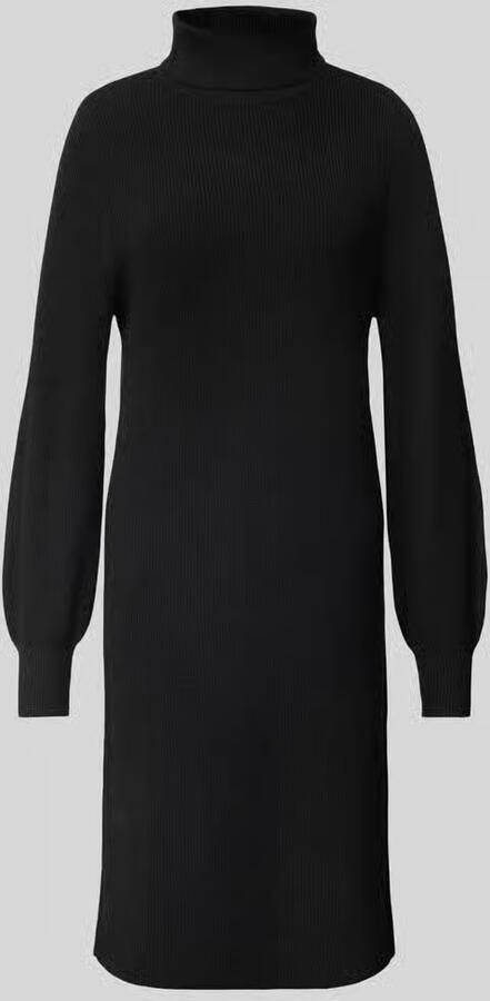 Only Gebreide jurk ONLSASHA L S ROLLNECK DRESS NCA KNT - Foto 2