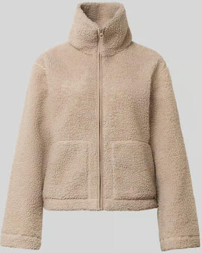 Only Regular fit jack van teddybont met steekzakken opzij model 'MEGAN'