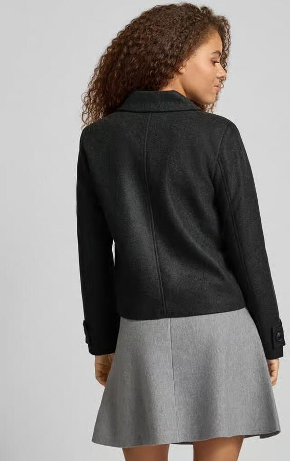 Only Regular fit lange jas met fly-away-kraag model 'FREJA' - Foto 3