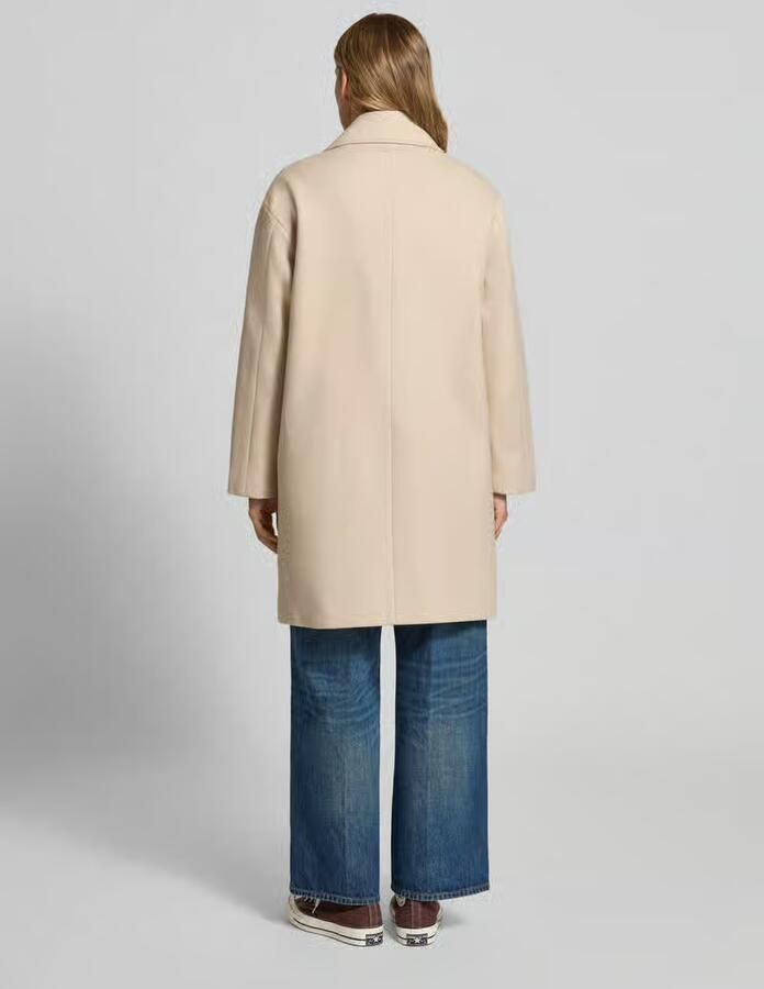 Only Oversized lange jas met reverskraag model 'BLAKE' - Foto 3