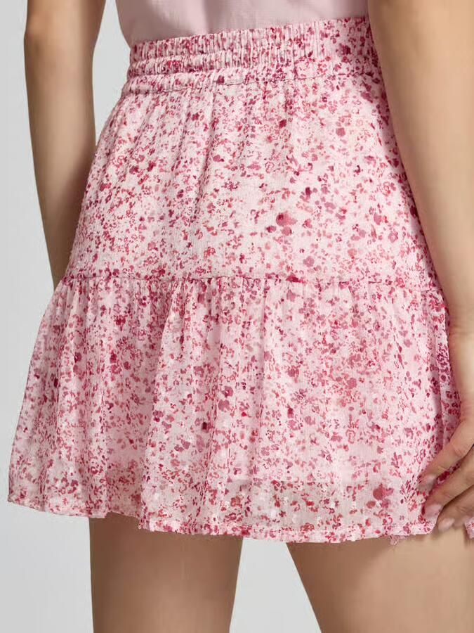 Only Licht uitlopende skort van chiffon model 'ELIZA'