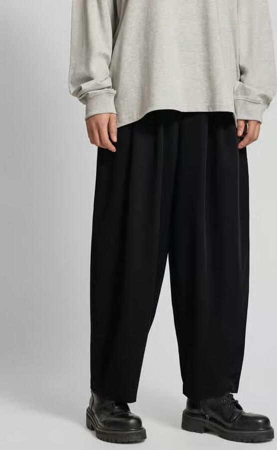 Only Loose fit bandplooibroek met viscose Model 'MARIELA LIFE' - Foto 3