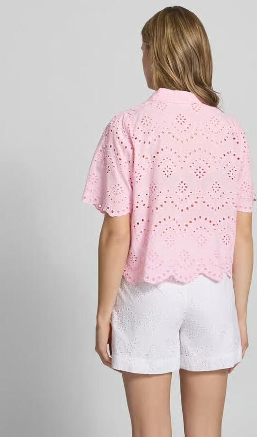 Only loose fit blouse met ajourwerk model 'VALAIS' - Foto 3