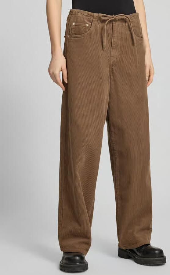 Only Loose fit corduroy broek van puur katoen - Foto 3