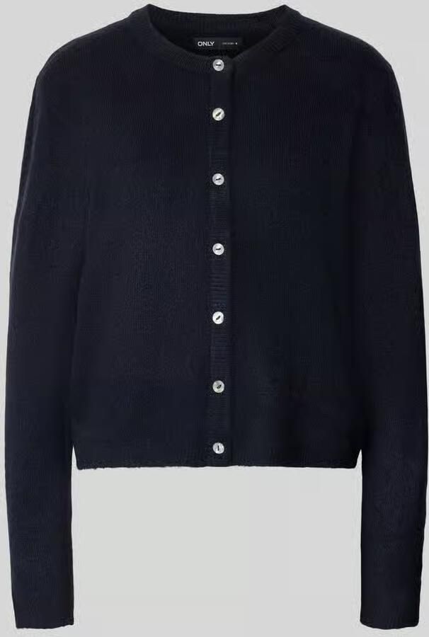 Only Loose Fit gebreid jack met ronde hals model 'SIMONI'