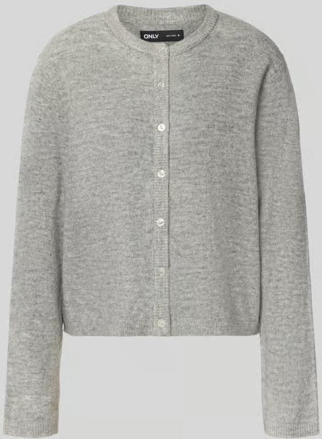 Only Loose Fit gebreid jack met ronde hals model 'SIMONI' - Foto 5