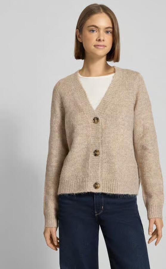 Only Regular fit gebreid jack met diepe V-hals model 'ZOEY' - Foto 4