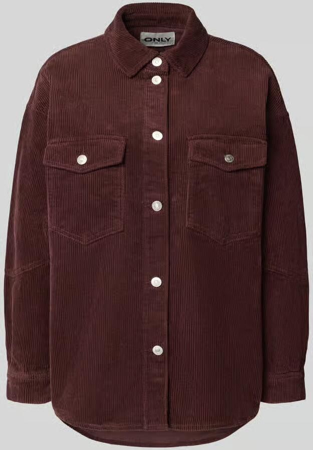 Only Loose fit hemdjack van pure katoen model 'TIGGY'