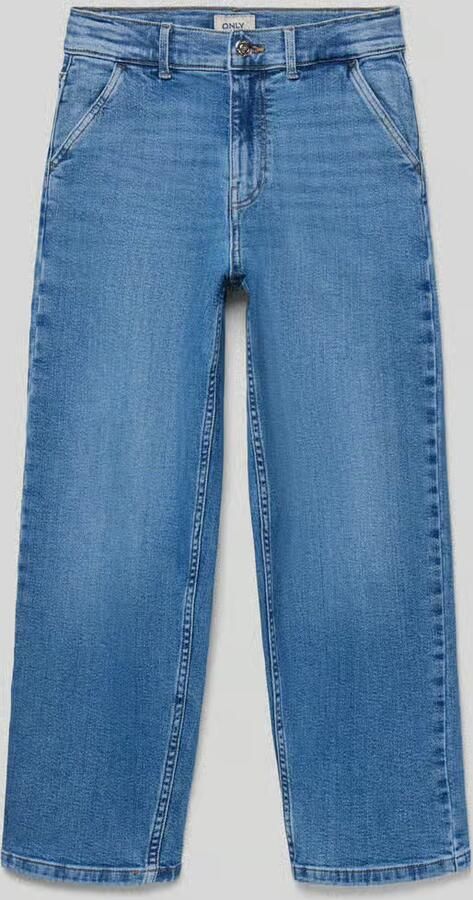 Only Loose fit jeans van katoenmix model 'GIA'
