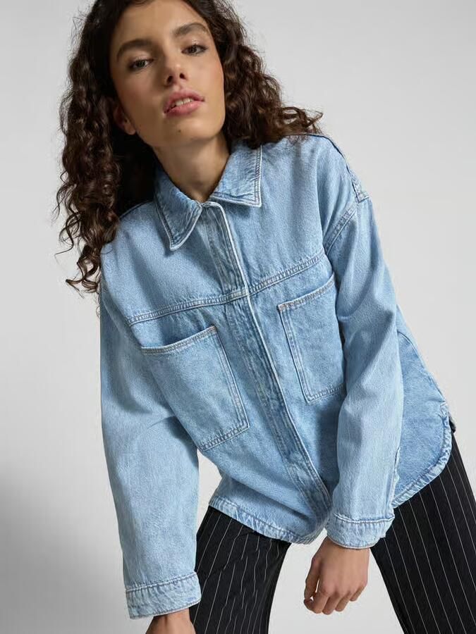 Only Loose fit jeansjack van puur katoen model 'LEMMIE' - Foto 5