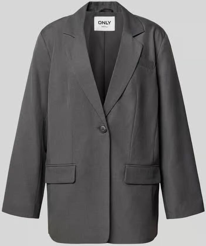 Only Loose fit longblazer met reverskraag model 'LINDA' - Foto 3